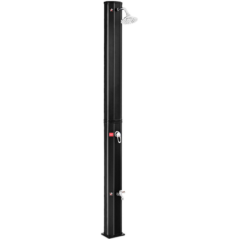 Solar Powered Portable Plastic / Acrylic Free Standing Outdoor Shower and Footwash Spout