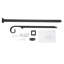 2 Step Stair Railing Installation Kit Stair Handrail