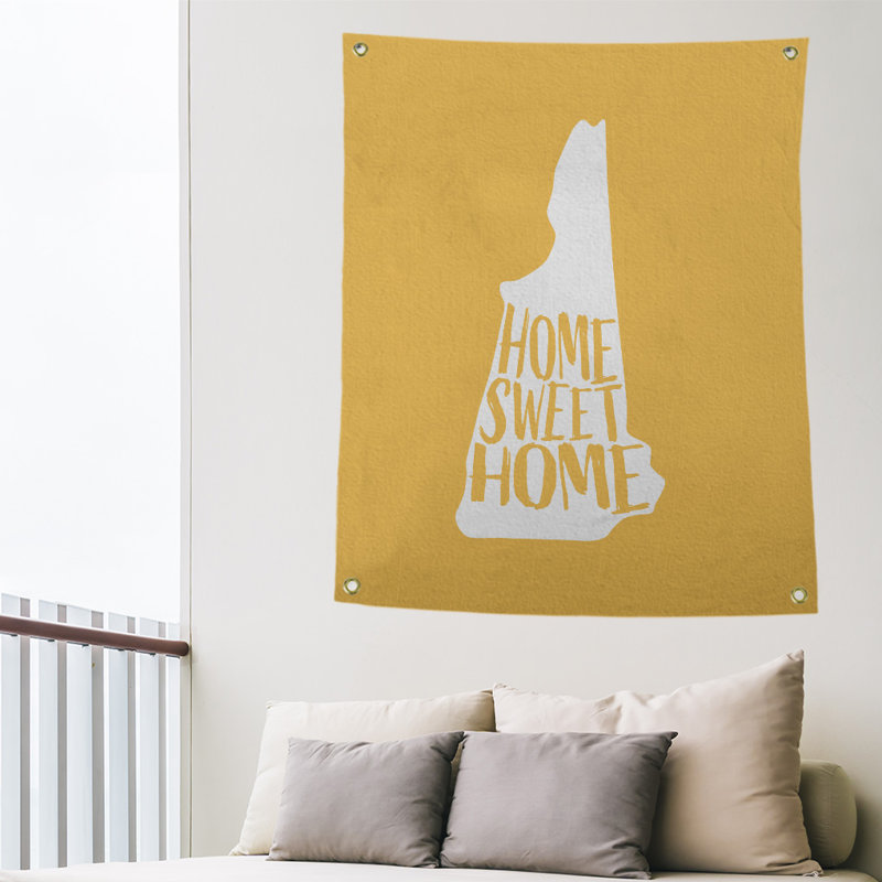 Polyester Tapestry, 36" H x 26" W, Yellow