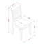 Ensemble de 5 pièces pour 4 pièces comprenant une table de cuisine ronde et 4 chaises de salle à manger en lin, cappuccino de 42 po x 42 po-767921671-676869696