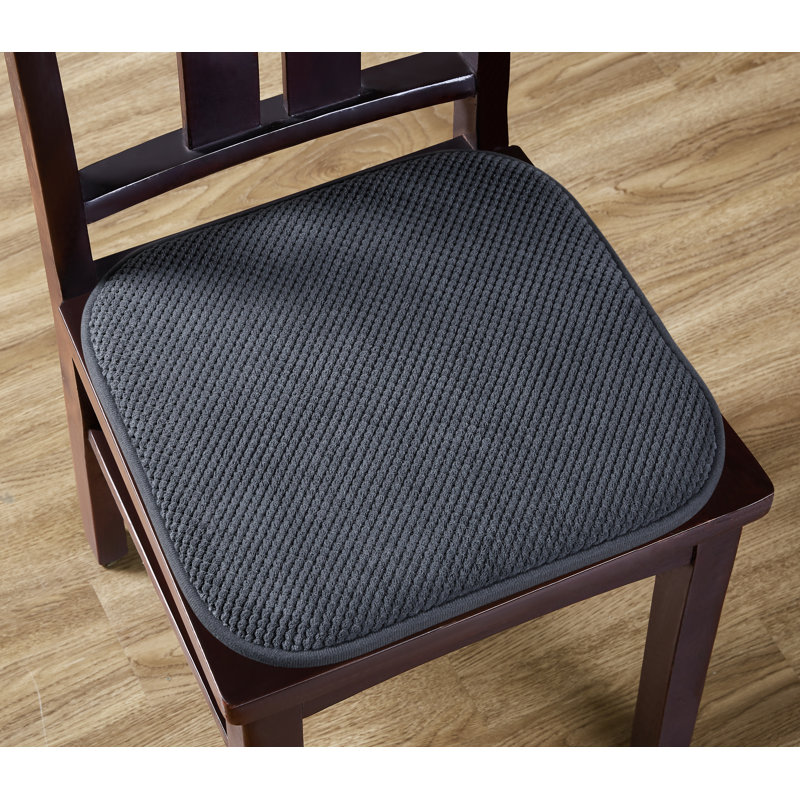 Outdoor 1.5'' Chair Pad, Charcoal