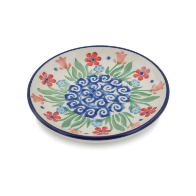 Assiette de poterie 4 po Babcia's Garden
