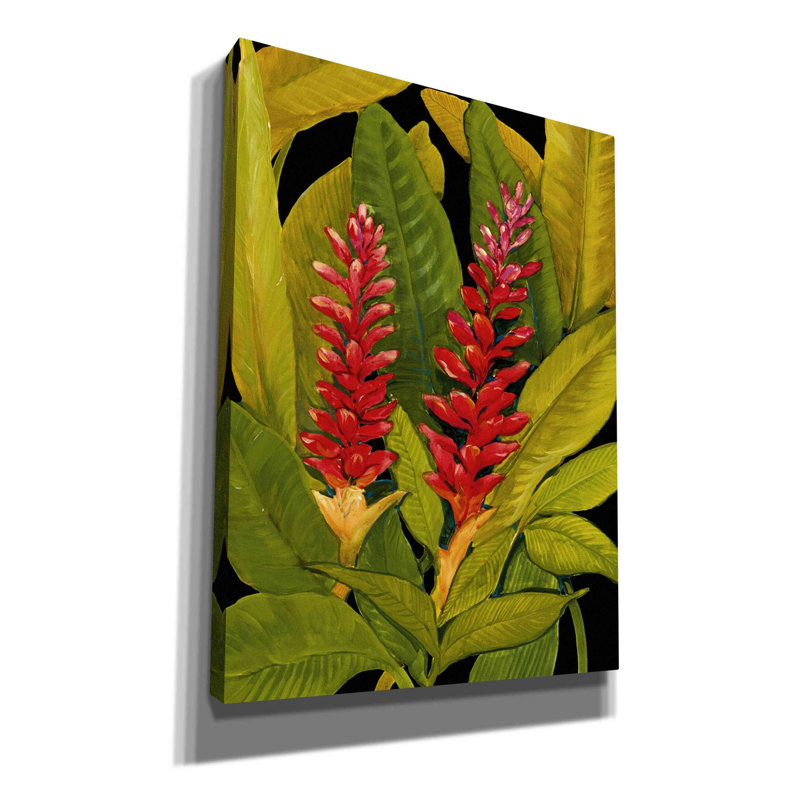 «Dramatic Red Ginger» par Tim O'toole, art mural sur toile, H 54 po x l 40 po x P 1,5 po