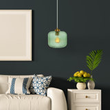 Gracieleigh 1 - Light Brushed Gold Single Pendant