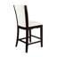 Chaises à hauteur de comptoir de couleur moderne (2), revêtement en similicuir blanc, fabrication en bois franc massif, capacité de poids de 250 lb (2), fauteuil-774672992-774673007