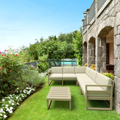 Lane 5 - Person Modular Patio Conversation Set with Cushions