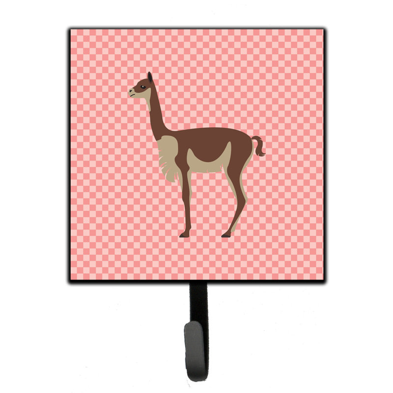 Organisateur de clés murales avec crochets clés vicugna vicuna Ketilelf, Rose