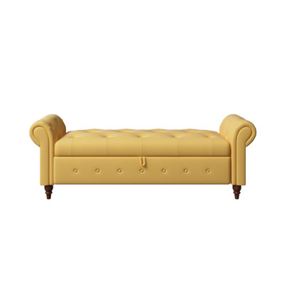 63" Bed Bench Soft Fabric