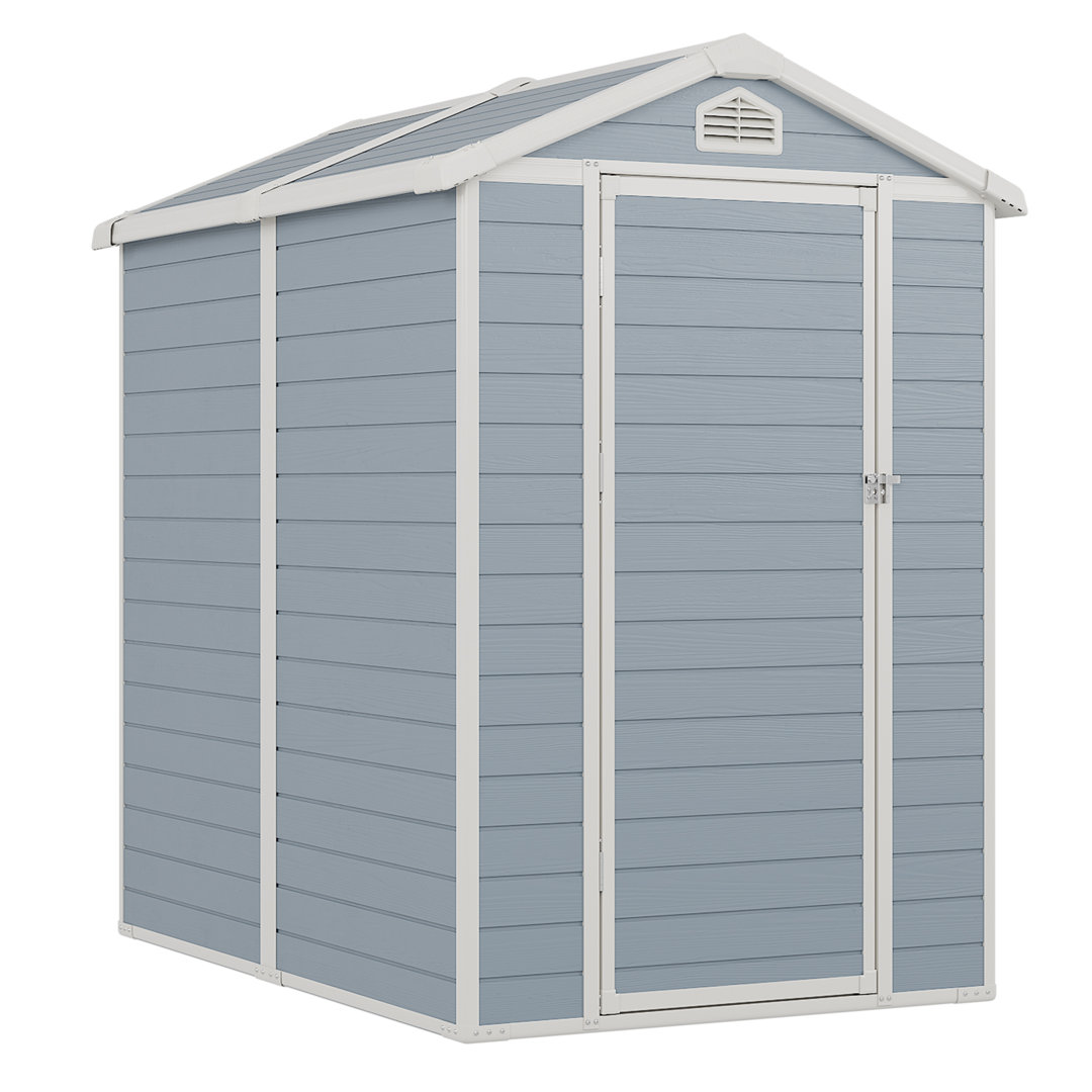 4 ft. W x 6 ft. D Resin Storage Shed JolyDale