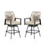 23.5" W Metal Patio Bar Stool with Cushion