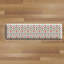 Anti-Fatigue Kitchen Comfort Mat, Blockprint Garden Pattern In Indigo Blossom-126412696-126412697