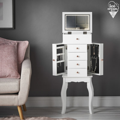 Lonsdale Freestanding Jewelry Armoire