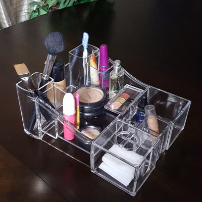 Derby Acrylic 9 Compartment Makeup Organizer