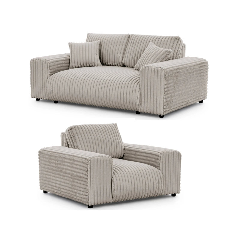 Mollis 2 - Piece Living Room Set, Grey