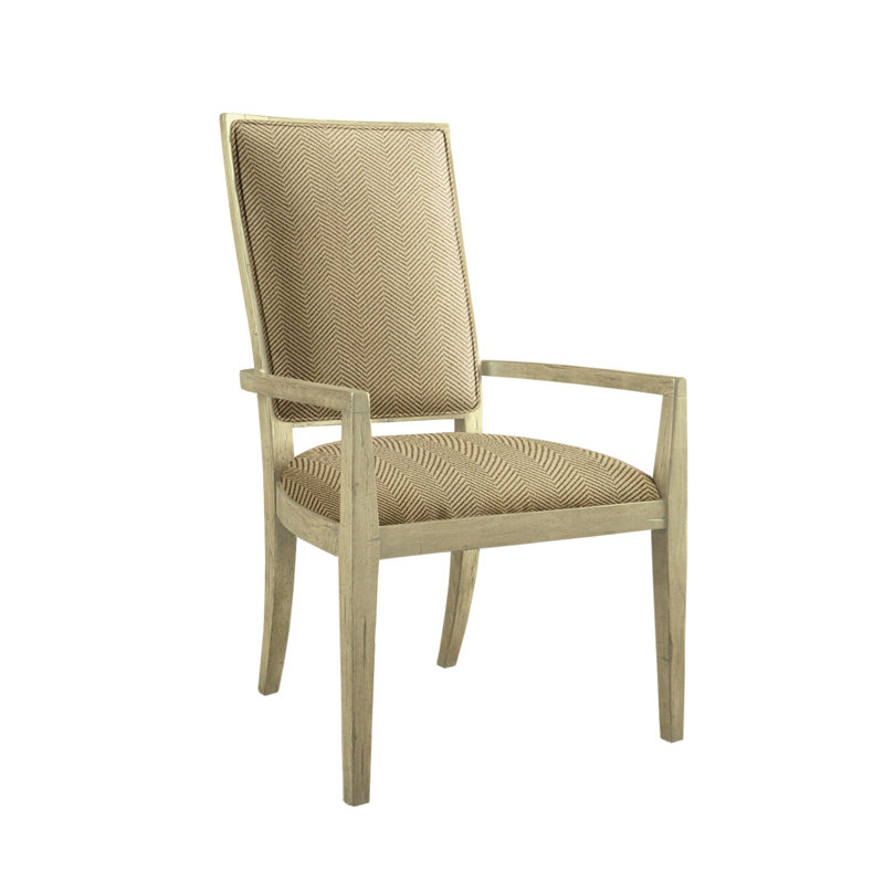 Envelope Upholstered Arm Chair, Ash Gray, F1388-Driftwood