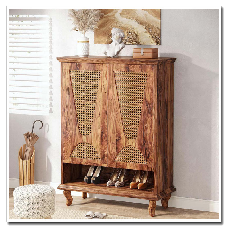 Armoire-bar avec rangement 25,92 "avec 2 portes et tablettes