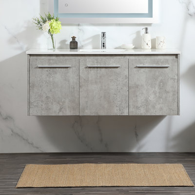 Ensemble de meuble-lavabo simple mural 48 "Penn