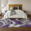 Tapis mauve de qualité supérieure lavable à la machine Prisco-1172780496