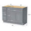 Base de meuble-lavabo simple 45 po seulement-93719273
