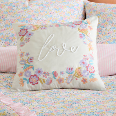 Love Embroidered Cushion