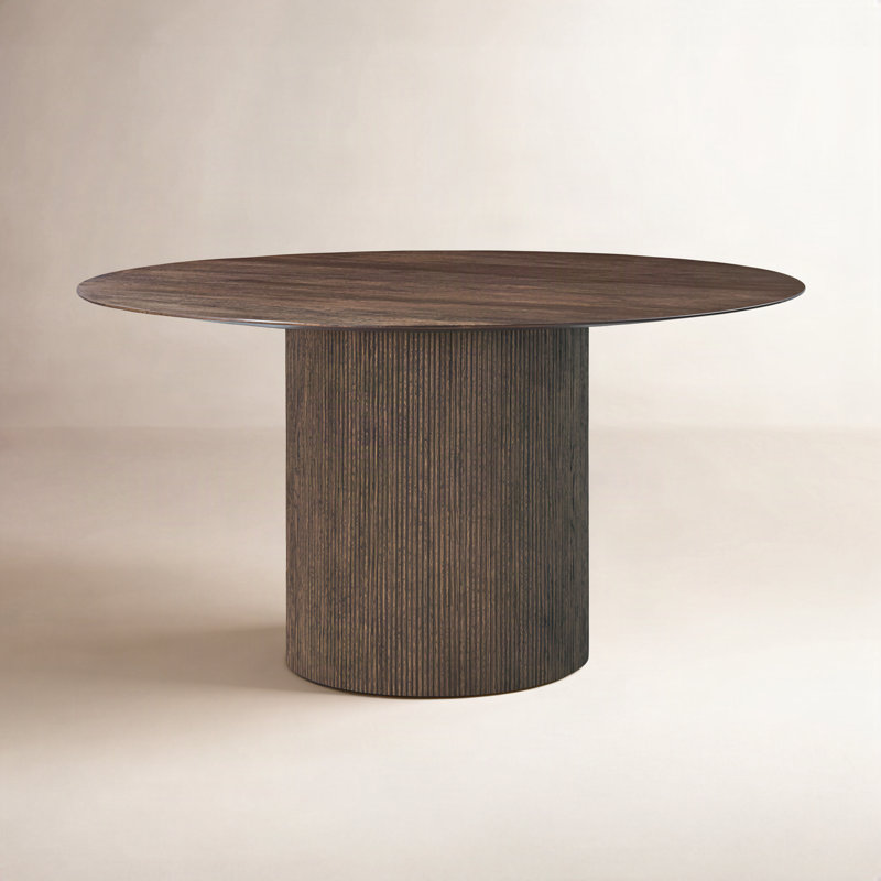 Vienna Dining Table, 30" H x 53.15" L x 53.15" W, Brown