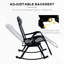 Chaises berçantes d'extérieur 2 pièces Outsunny
