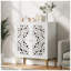 Commode d'appoint blanche, armoire d'appoint avec portes, buffet pour le salon