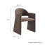Fauteuil de salle à manger rembourré Talia-105770576