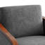 Upholstered Swivel Barrel Chair-2102375581