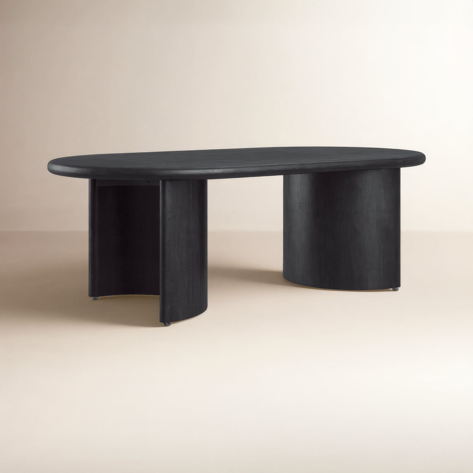 Haiden Coffee Table, Aged Black Acacia, 17" H x 27" L x 51" W