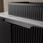 30" Striped Bathroom Vanity With Sink, Freestanding Bathroom Storage Cabinet With 2 Doors, Ceramic Basin And Carrara Sintered Stone Counter Top-224004653-224004652