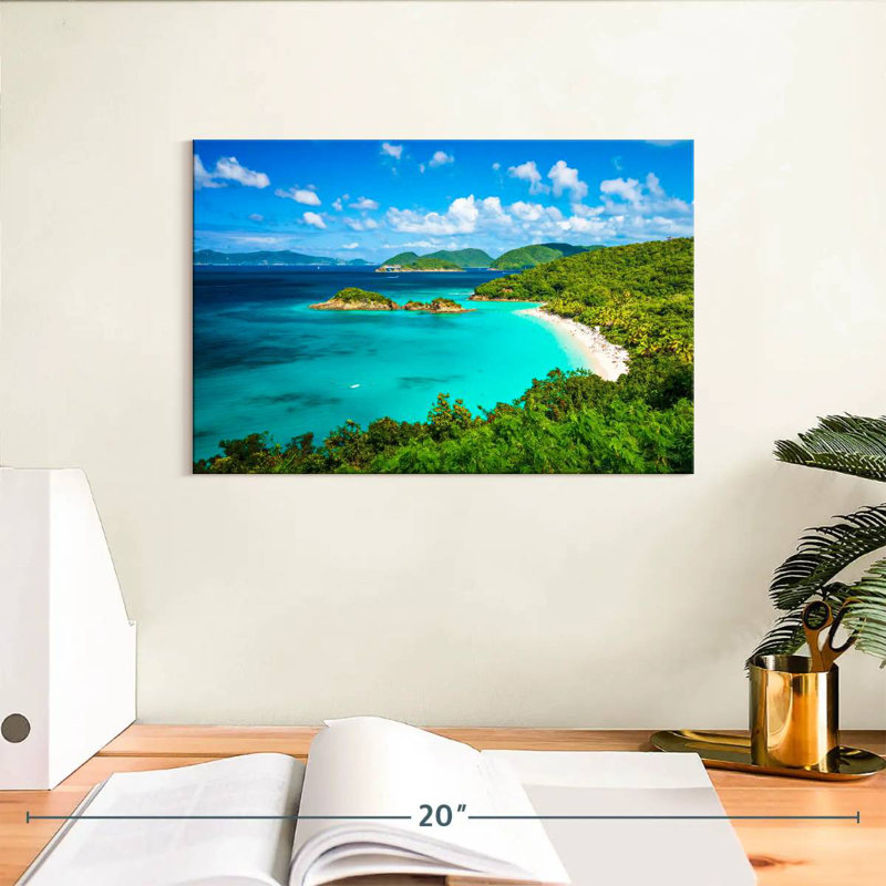 Gillard Trunk Bay Seascape, 8" H x 12" W