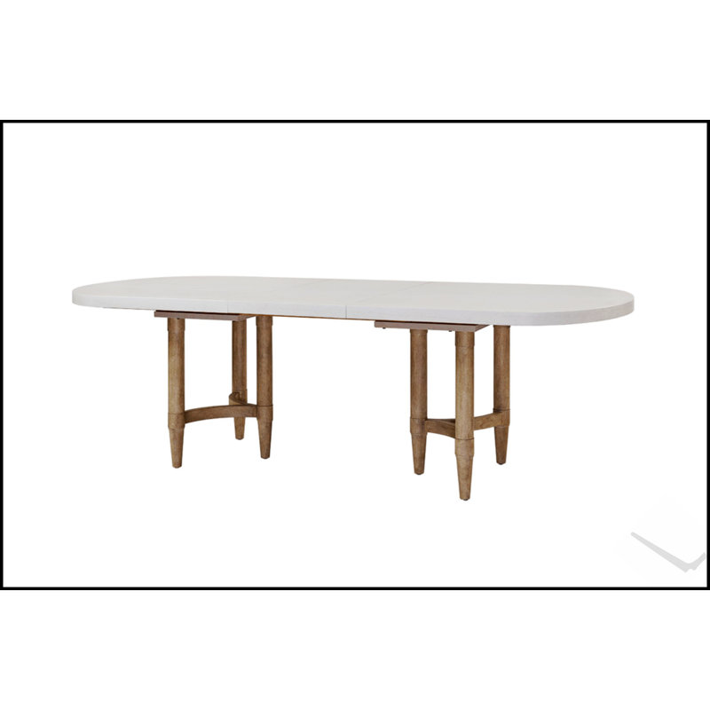 Table de salle à manger à double caisson avec rallonge Triad