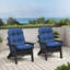 Coussin de chaise d'extérieur 4 po Adirondack, ensemble de deux pièces-1794220870