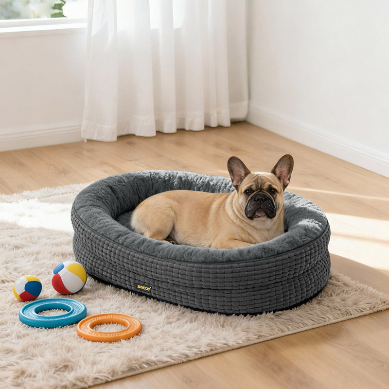 Cotton Pet Bed, 15cm H x 70cm W x 50cm D