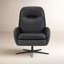 Danva Genuine Leather Swivel Recliner-101479847