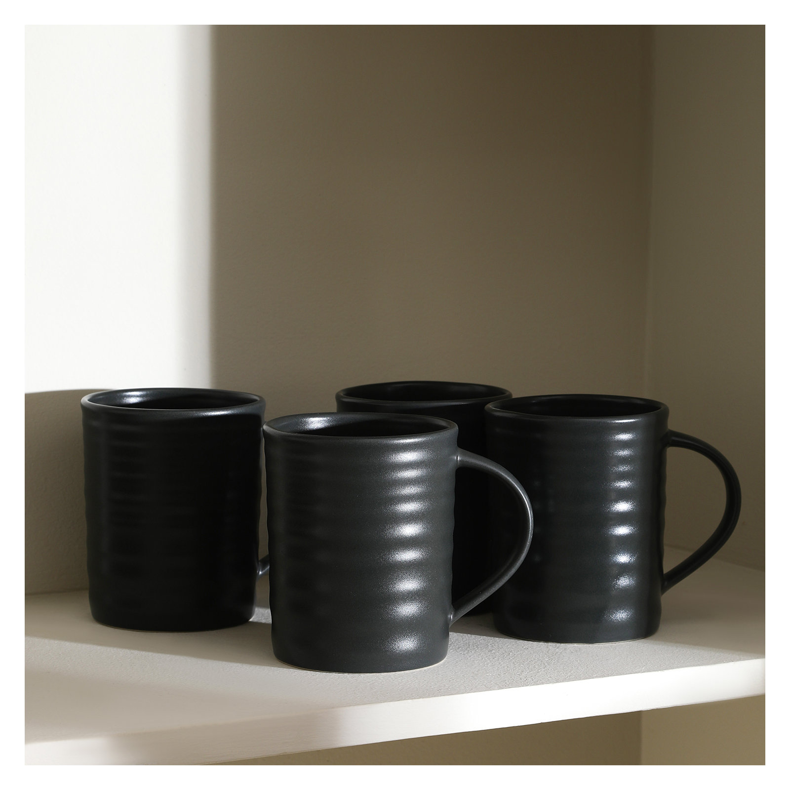 Stone Lain Orbit 16-Piece Dinnerware Set Stoneware, Gray