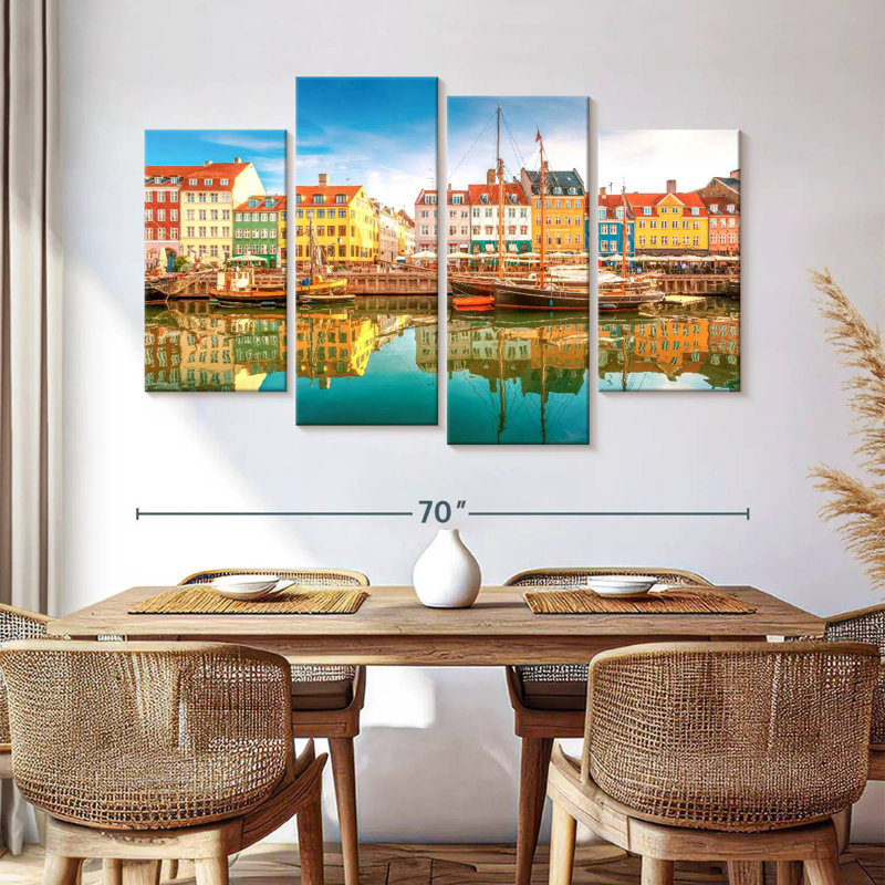 Marchelle Nyhavn Copenhagen, H 42 po x l 68 po