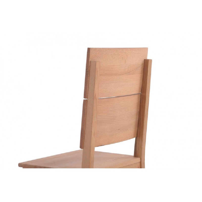 Trimble 47cm H Solid Wood Side Chair in Brown