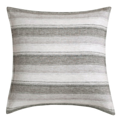 100 Linen Caramel/Natural/White/Light Blue/Cream/Charcoal Linen Piece Sham