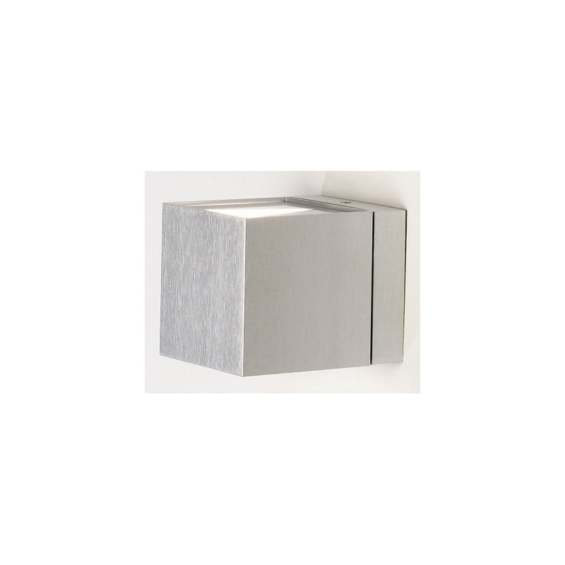 Dau 1-Light Flush Mount, Up AND Down Light, 1 x 60W Halogen Frosted bulb, Matte White Lacquer