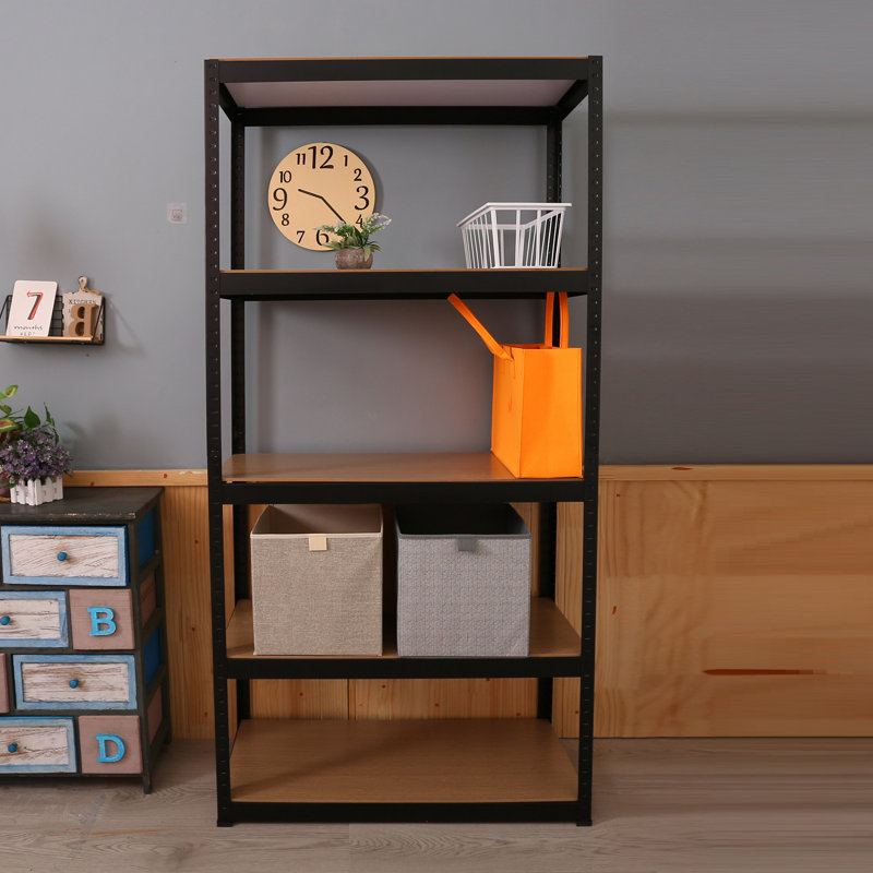 Storage Shelves -  5 Tier Adjustable Garage Storage Shelving, Heavy Duty Metal Storage Utility Rack Shelf Unit For Warehouse Pantry Closet Kitchen, 35.4" X 15.7" X 70.8", Black