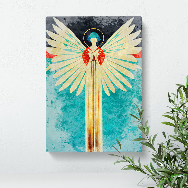 Reflection Of An Angel - Wall Art, Wrapped Canvas, 60cm H x 40cm W, No Matte