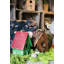 Figurine suspendue maison d’oiseaux en bois
