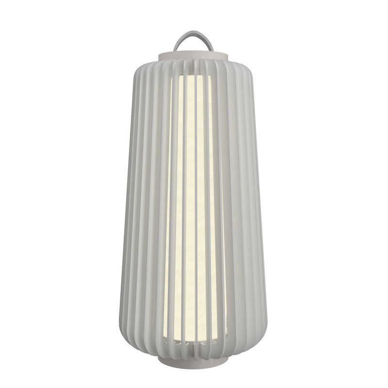 Stecche Di Legno Desk Table Lamp, 25.94" H x 12.87" W x 12.87" D, Sand
