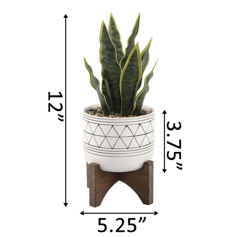 Plante de serpent artificielle 5 po en pot