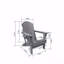 Chaise Adirondack pliante avec table d'appoint, ensemble de 3 chaises Adirondack avec texture en bois-537402816