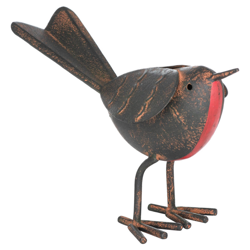 11cm Solid Colour Metal Animals Finial Ornament