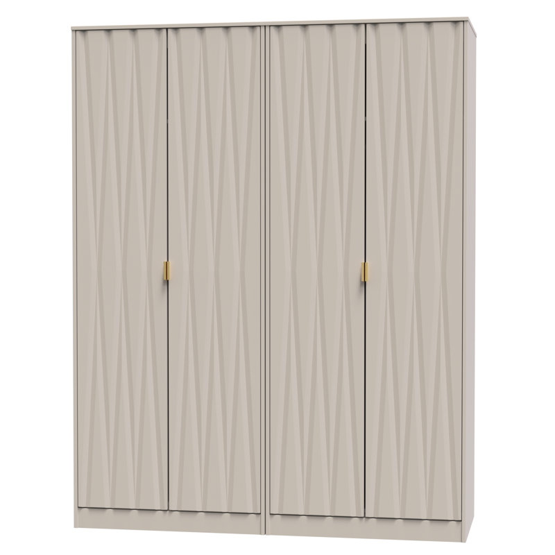 Baturhan Manufactured Wood Wardrobe, Kashmir Matt