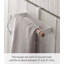Yamazaki Home Kitchen Towel Hanger, Steel + Wood